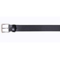 Black Bonded Leather 1 3/4" Garrison Belt w/Chrome Buckle (48" to 50")